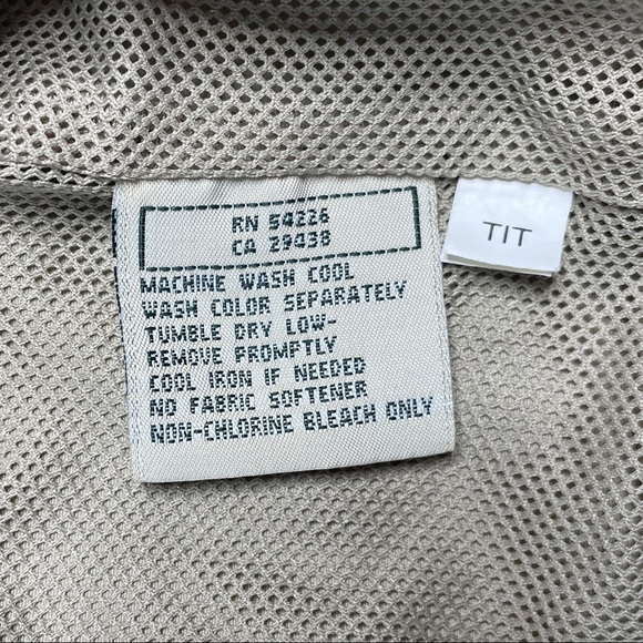 Royal Robbins Vest Outdoor Travel Fishing Tan Khaki Multi Pockets Men’s Size L - Picture 7 of 7